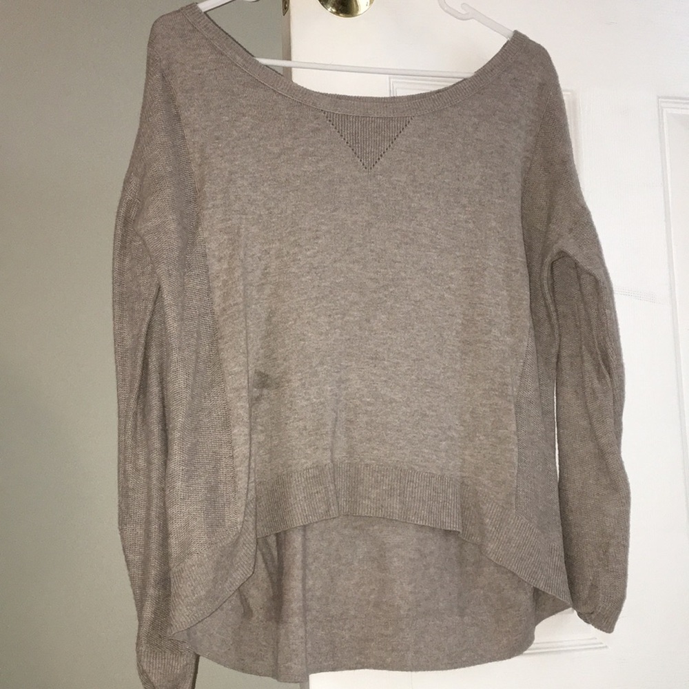 Long sleeve tan sweater